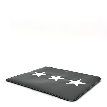 Givenchy Smooth Calfskin Medium Star Pouch Black 4 of 8
