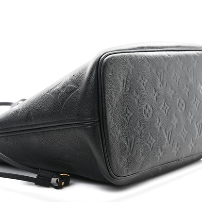 Louis Vuitton Empreinte Monogram Giant Neverfull MM Black 9 of 12