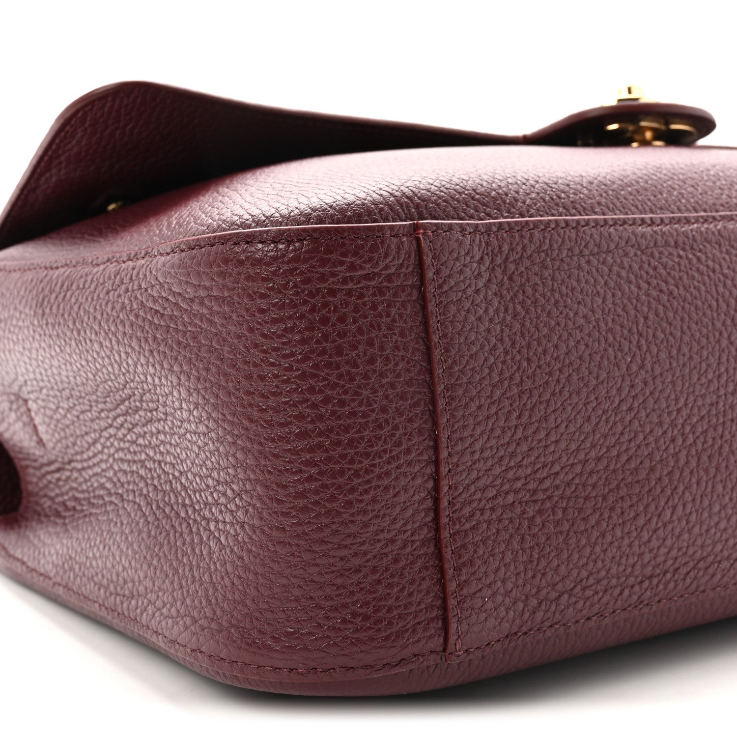 Chanel Grained Calfskin Small Souplissimo Maxi Flap Burgundy 9 of 11