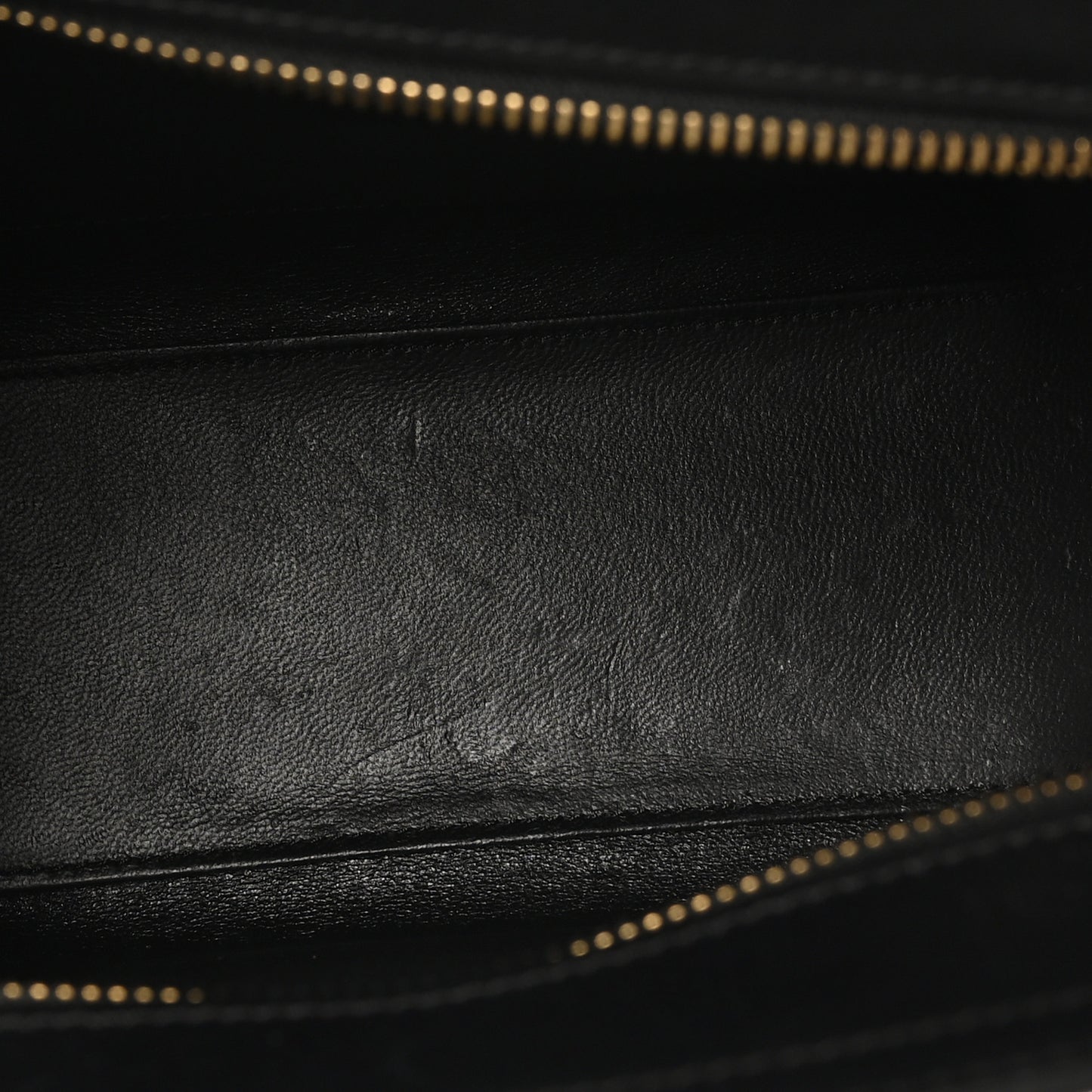Drummed Calfskin Nubuck Nano Tri-Color Luggage Stone Blue Black