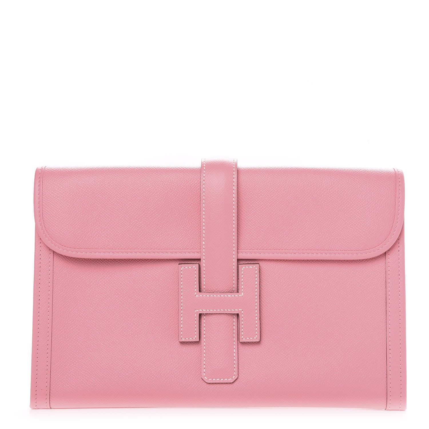 Hermes Epsom Jige PM Clutch Rose Confetti 1 of 8
