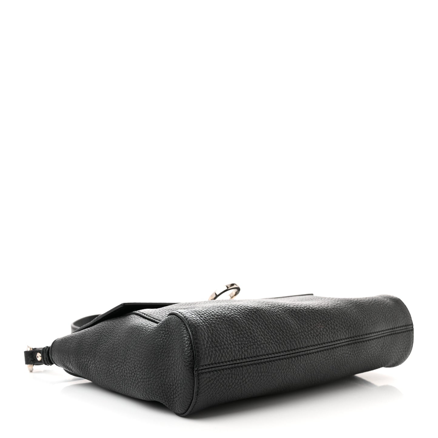 Calfskin Abbey Crossbody Black