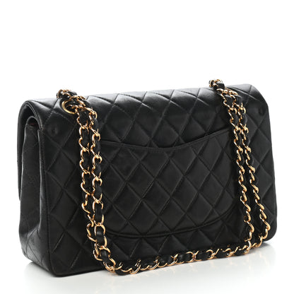 Chanel Lambskin Quilted Medium Double Flap Black 3 of 12