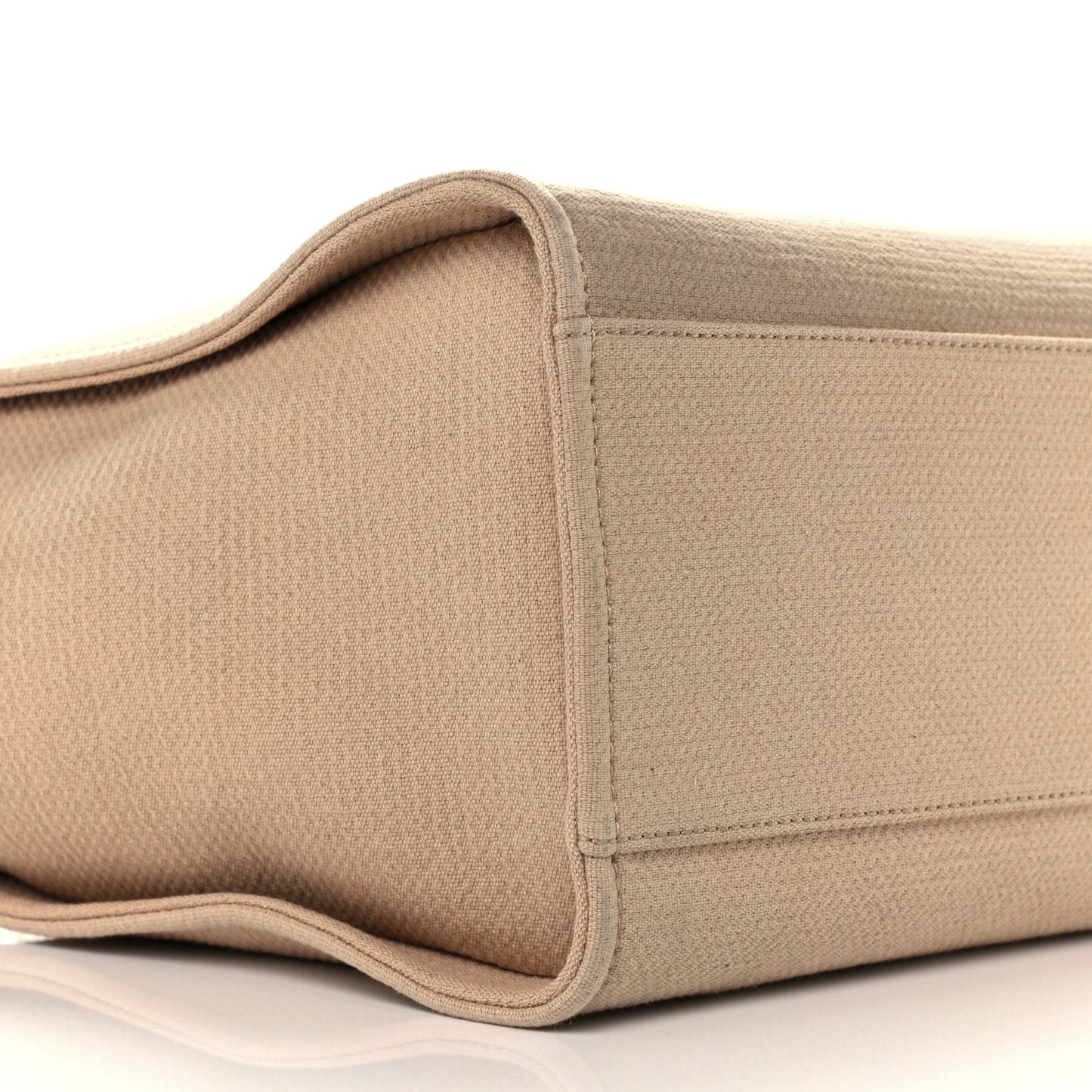 Mixed Fibers Medium Deauville Tote Beige