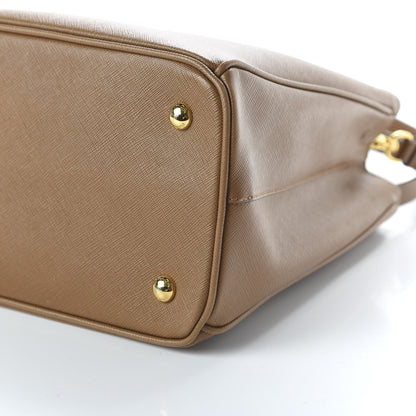 Prada Saffiano Lux Medium Tote Caramel 7 of 9