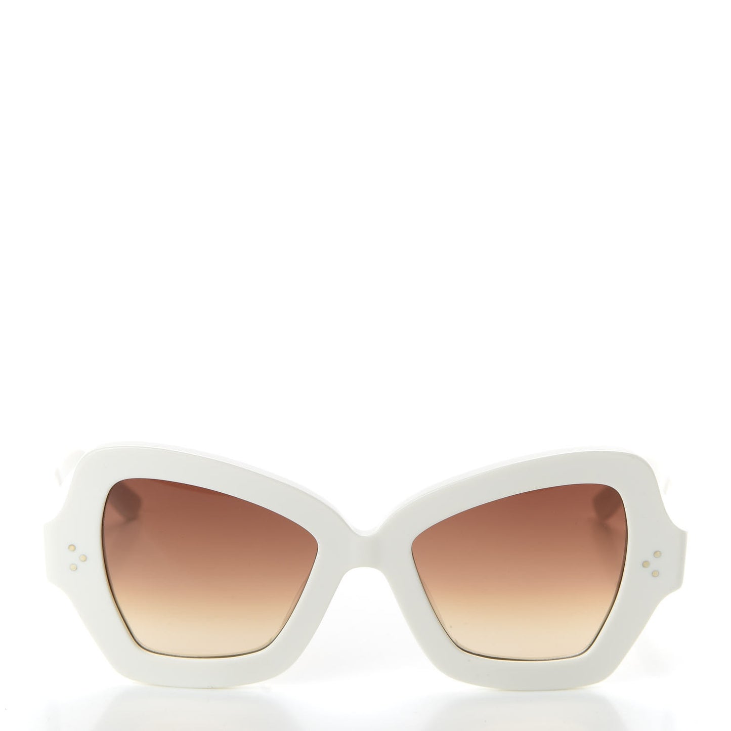 Acetate Butterfly Sunglasses CL 40067I White