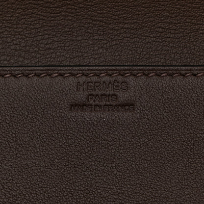 Hermes Swift Shadow Clutch 29 Moka 6 of 10