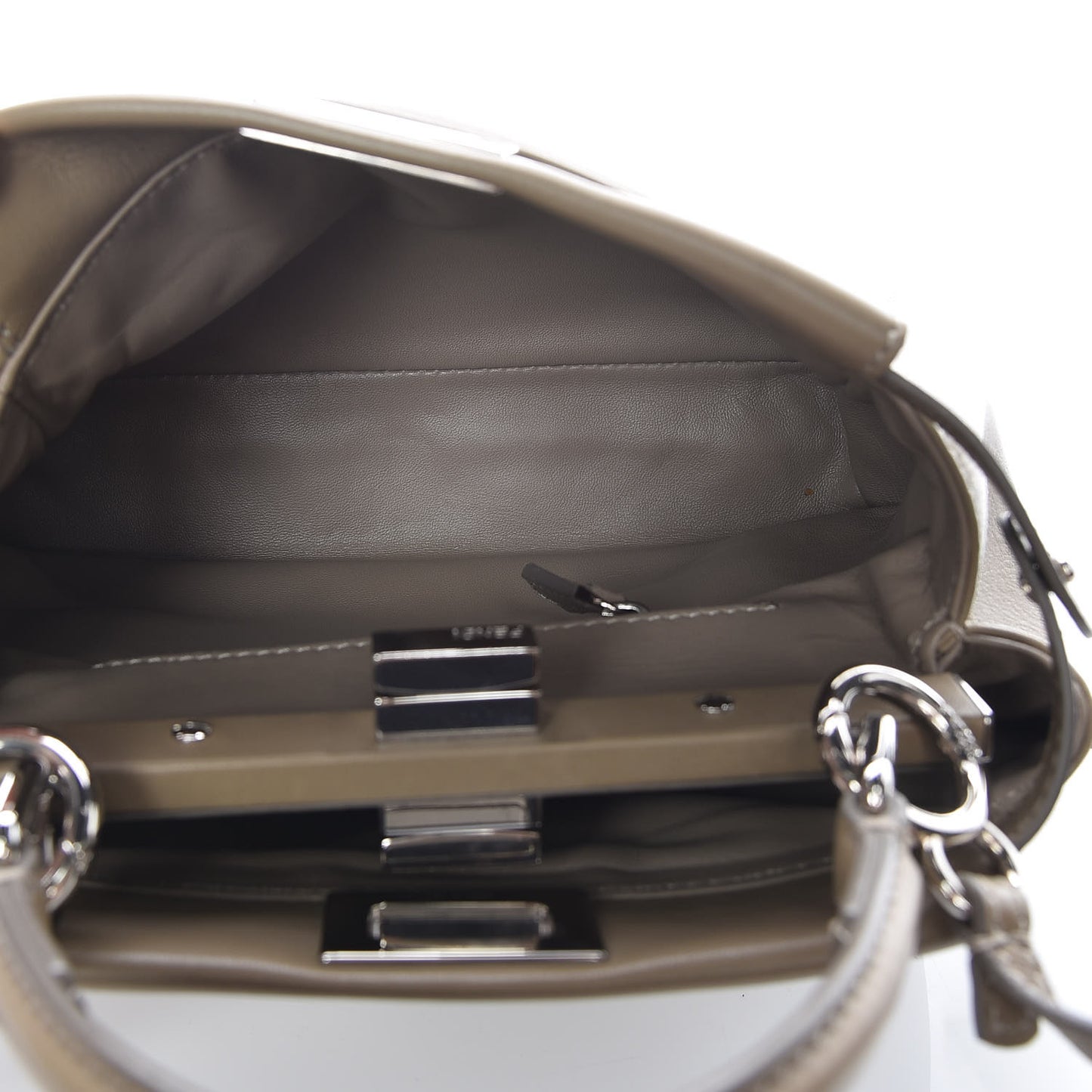 Nappa Mini Peekaboo Iconic Satchel Tortora