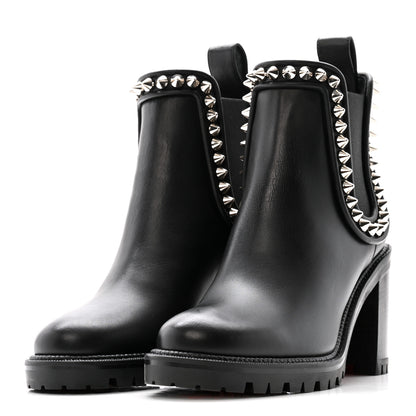 Christian Louboutin Nappa Spiked Capahutta 70 Chelsea Boots 36 Black 4 of 9