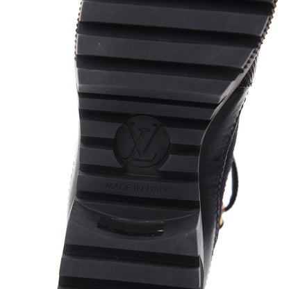 Louis Vuitton Suede Calfskin Laureate Platform Desert Boots 36.5 Black 7 of 7