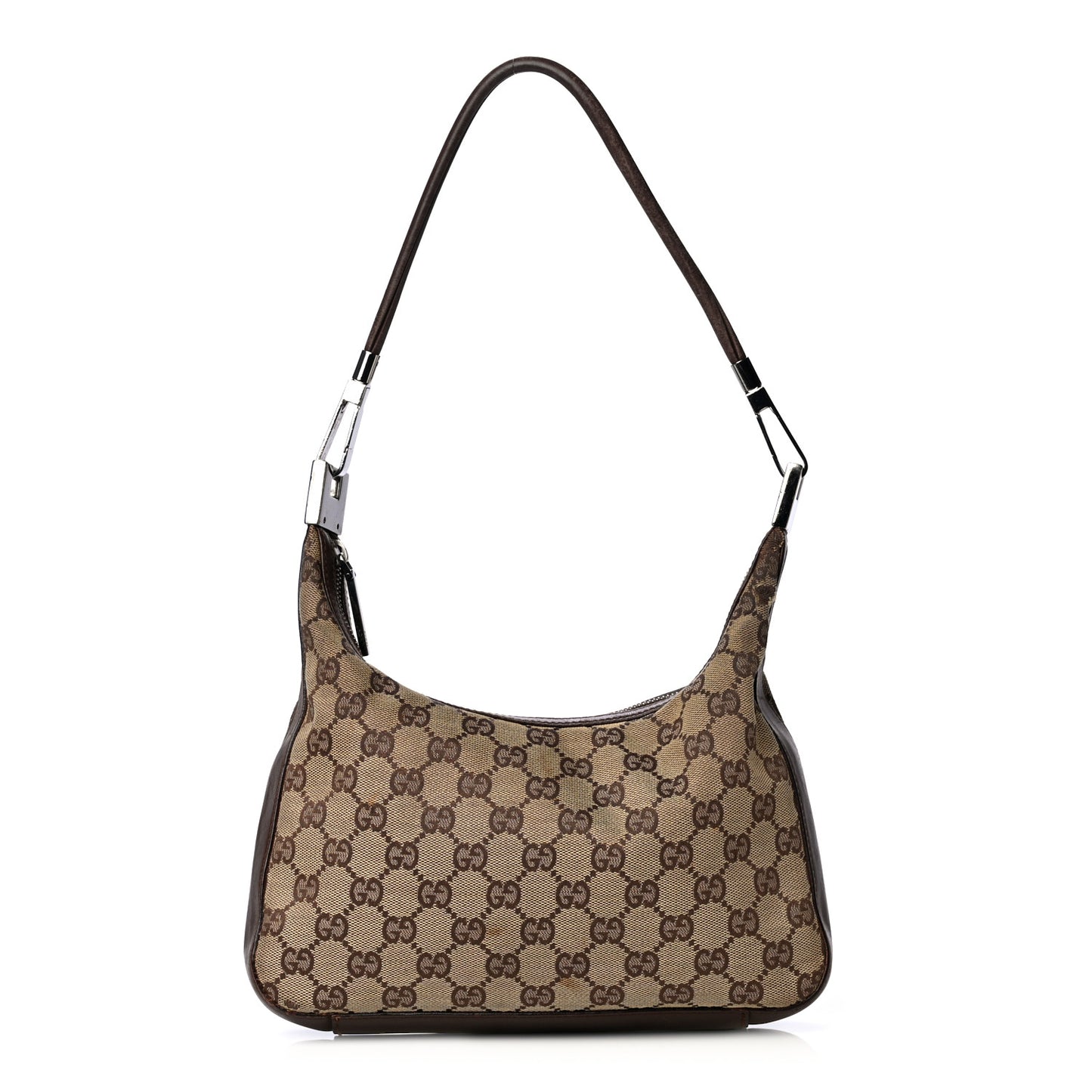 Monogram GG Small Clasp Hobo Brown