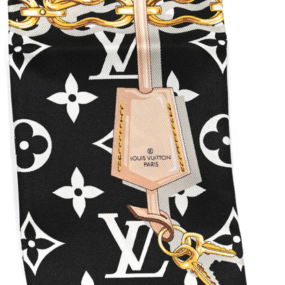 Louis Vuitton Silk Monogram Confidential Bandeau Black 3 of 4