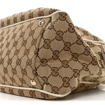 Gucci Monogram Trophy Tote Beige Ebony Mystic White 9 of 9