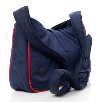 Saint Laurent Econyl Nylon Le 5 A 7 Hobo Atlantis Rouge Eros 3 of 10