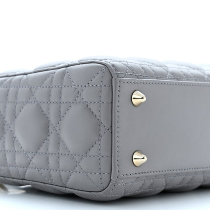 Christian Dior Lambskin Cannage Small My ABC Dior Lady Dior Grey 8 of 9