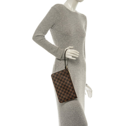 Louis Vuitton Damier Ebene Neverfull MM GM Pochette 2 of 7