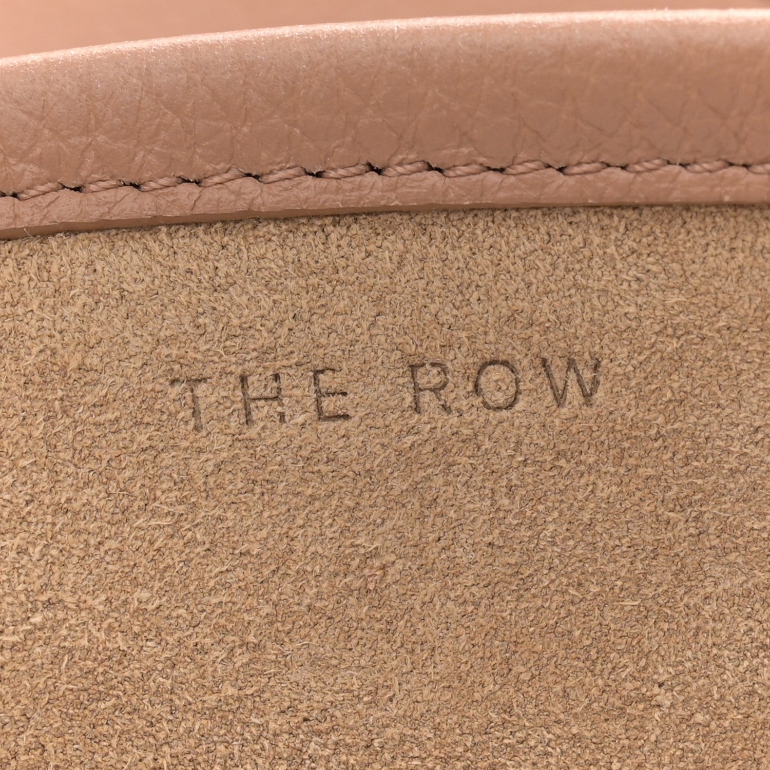 The Row Grained Calfskin Large N/S Park Tote Cinnamon 6 of 11