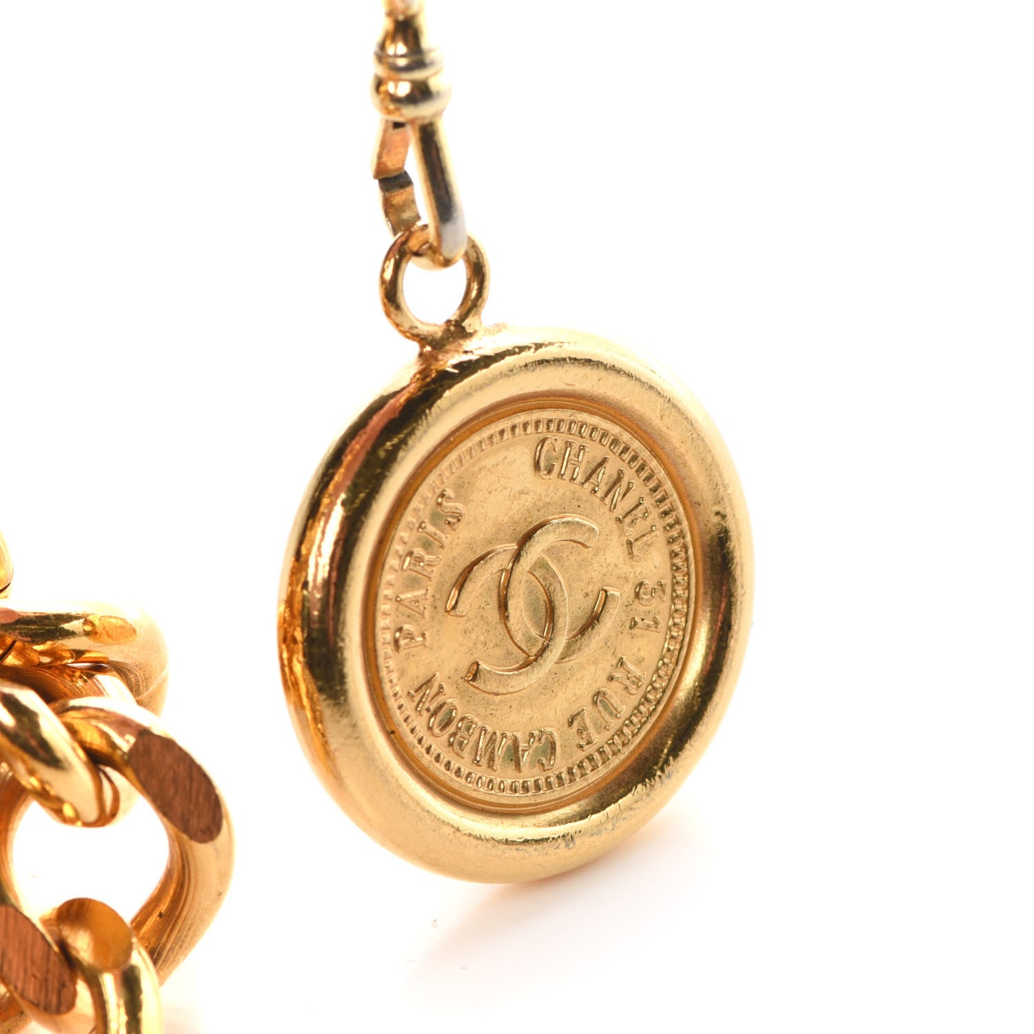 Chanel Chain CC 31 Rue Cambon Medallion Belt Gold 7 of 7