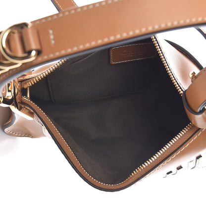 Chloe Shiny Calfskin Small Marcie Saddle Shoulder Bag Autumnal Brown 6 of 11