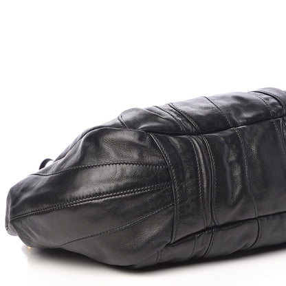 Prada Nappa Stripes Hobo Black 8 of 10