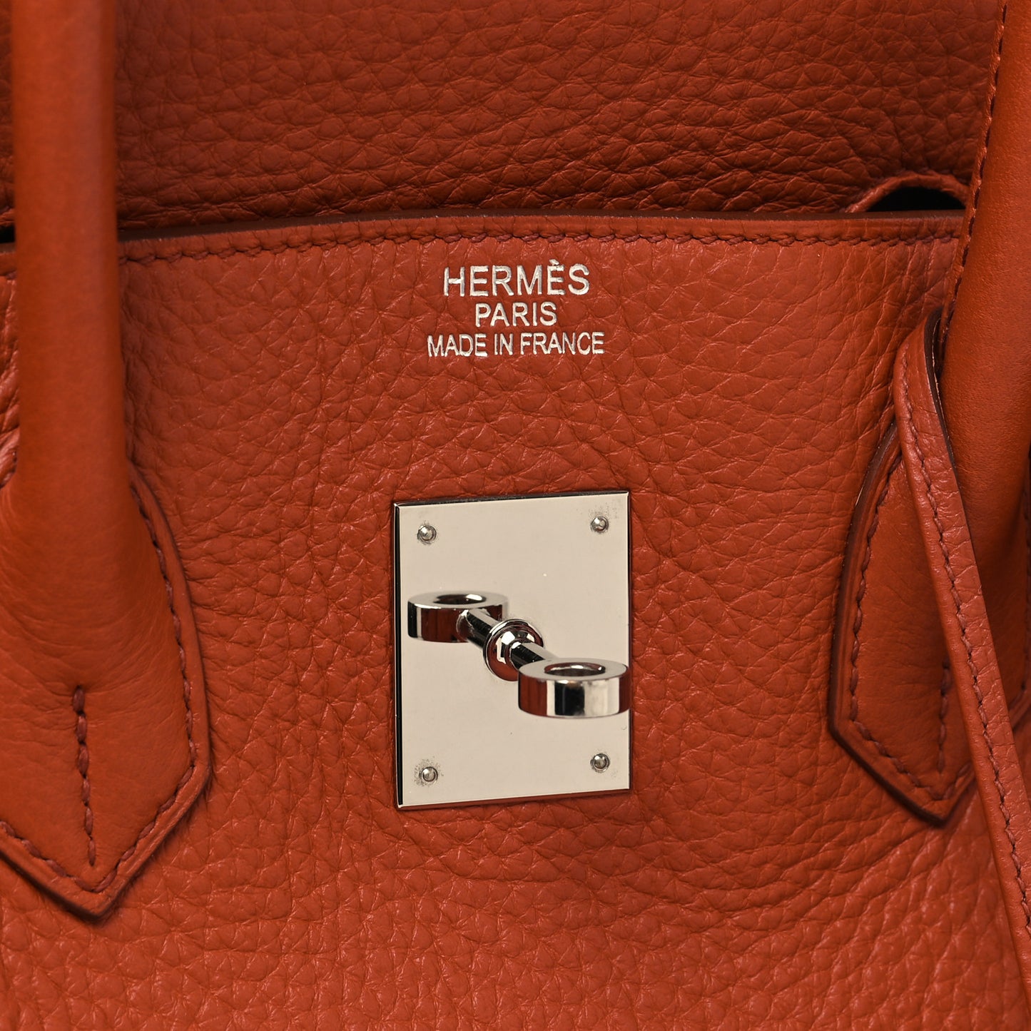 Taurillon Clemence Birkin 35 Brique