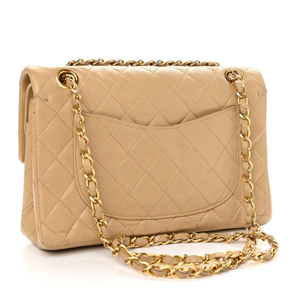 Chanel Lambskin Quilted Small Double Flap Beige 2 of 17