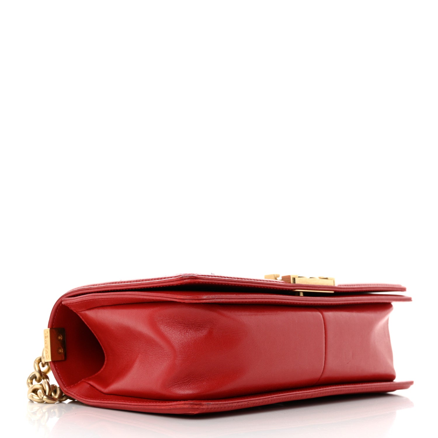 Chanel Lambskin Quilted Medium Boy Flap Red 4 of 11