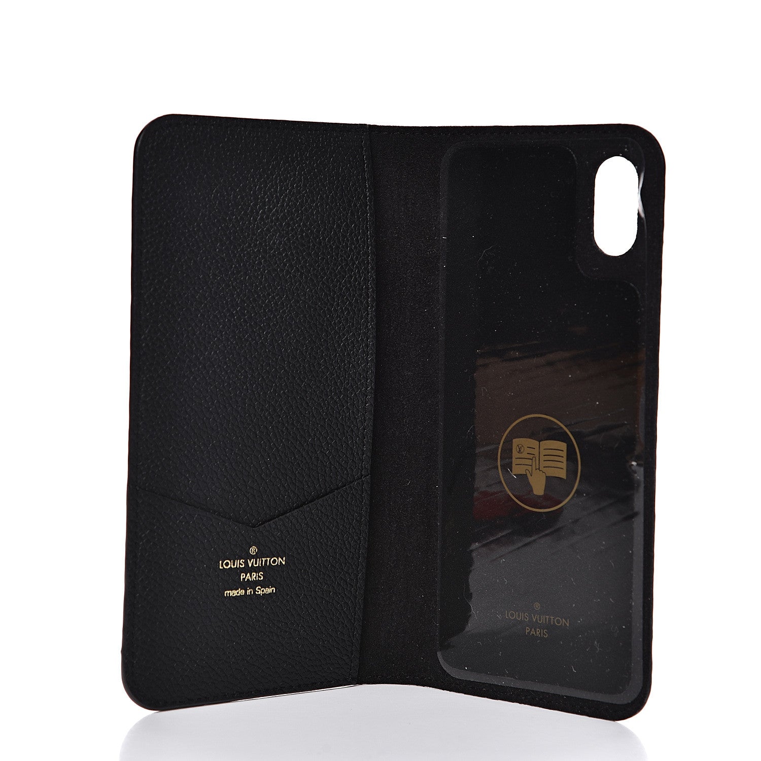 Louis Vuitton Empreinte iPhone XS Max Folio Case Black 5 of 7