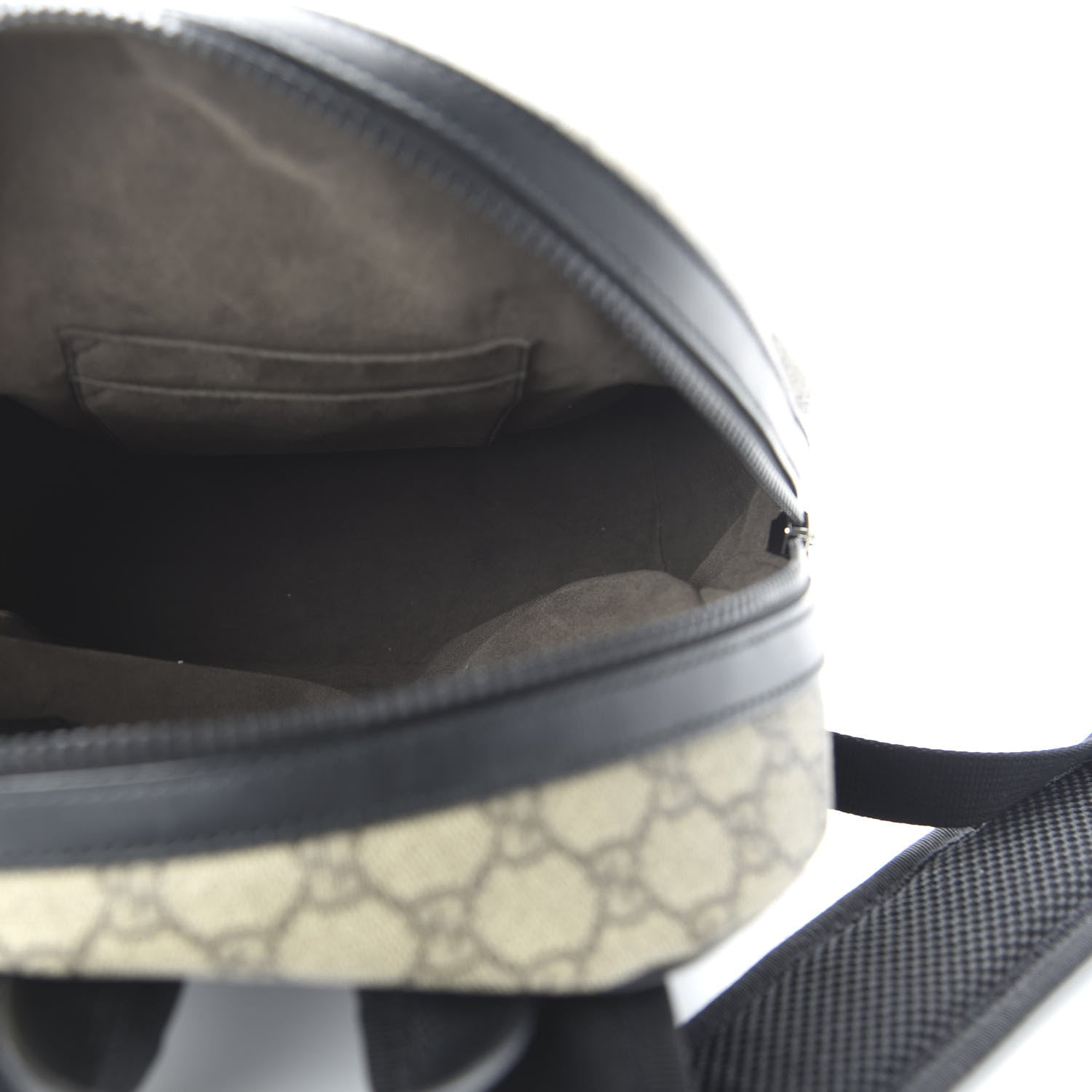 Gucci GG Supreme Monogram Small Eden Day Backpack Black 4 of 9