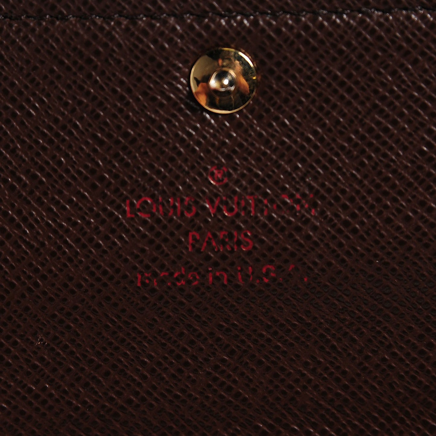 Damier Ebene Sarah Wallet