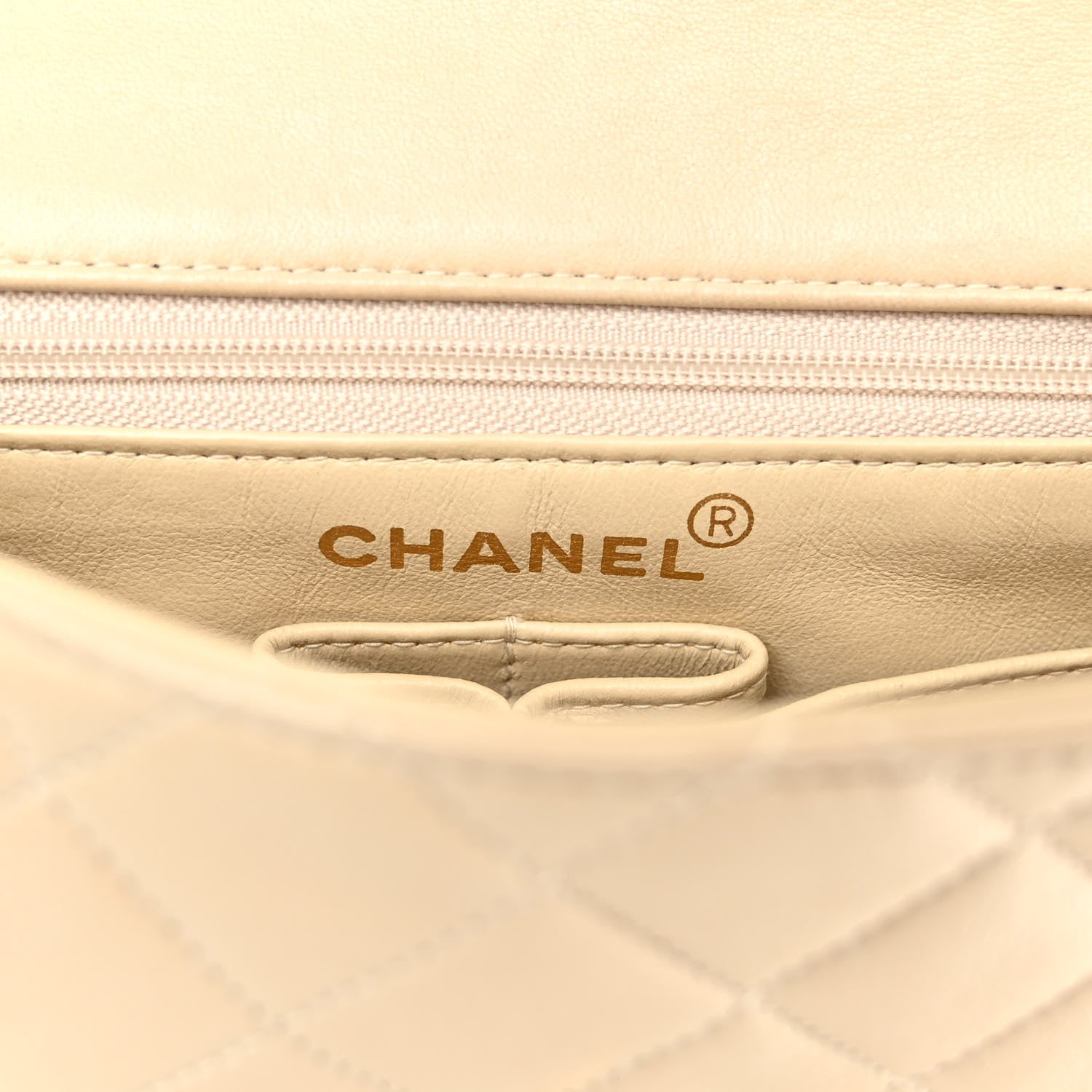 Chanel Lambskin Quilted Small Single Flap Beige 6 of 12