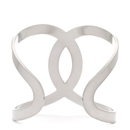 Chanel Metal CC Cuff Silver 3 of 4