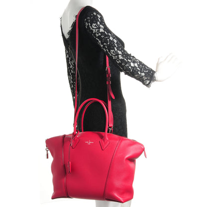 Louis Vuitton Veau Cachemire Soft Lockit MM Framboise 2 of 9