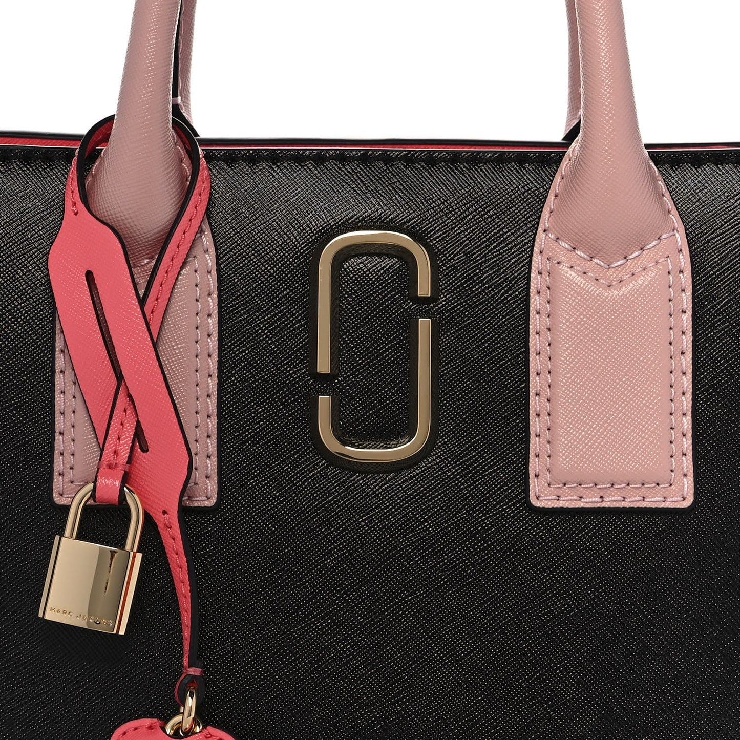 Saffiano Little Big Shot Tote Black Gazelle