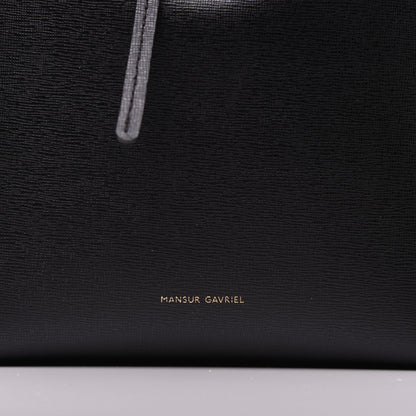 Mansur Gavriel Saffiano Bucket Bag Black Flamma 9 of 20