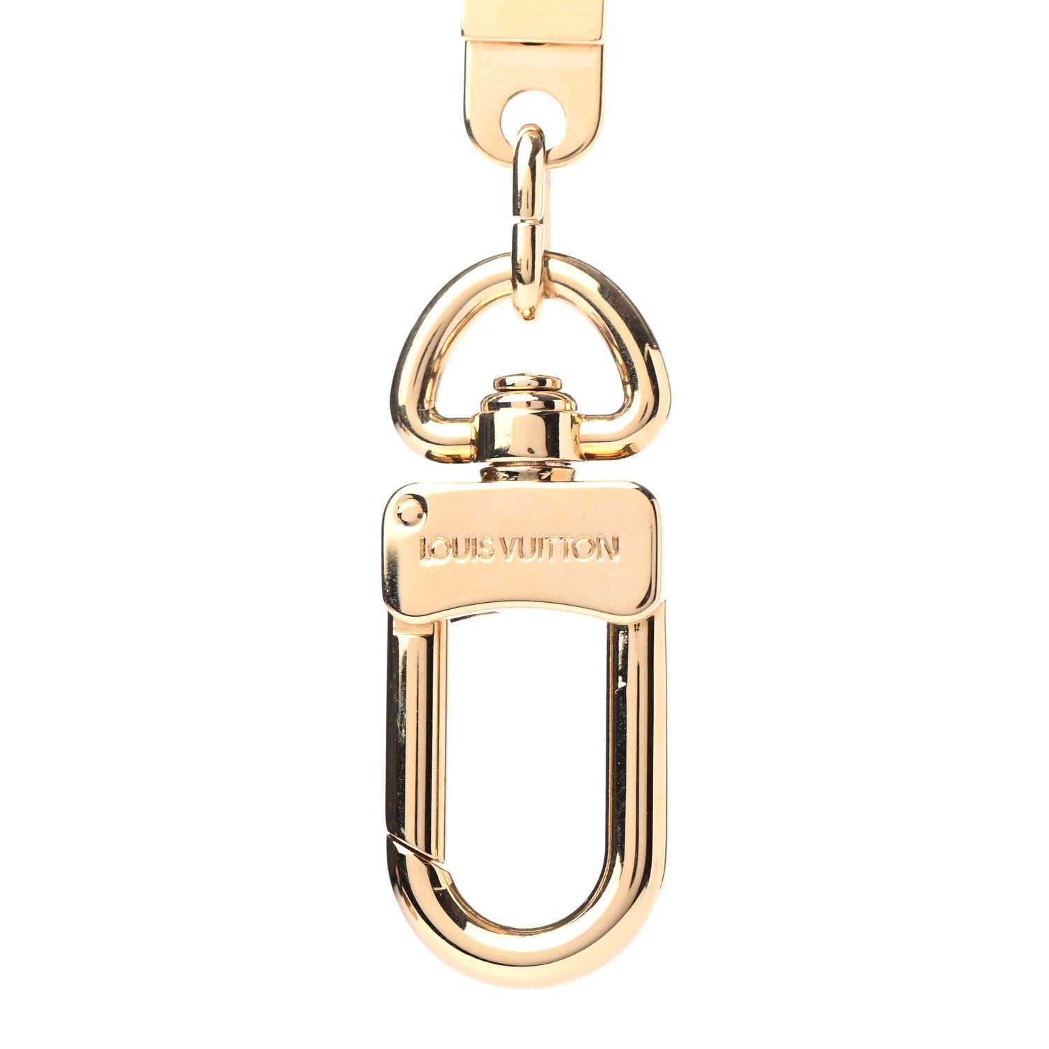 Louis Vuitton Pochette Extender Key Ring Gold 2 of 3