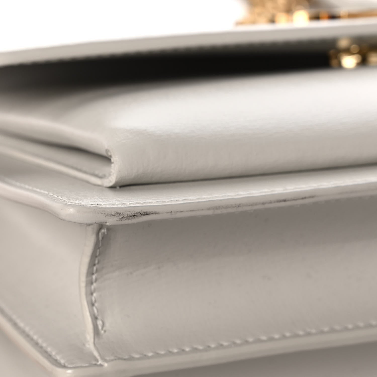 Saint Laurent Calfskin Medium Monogram Sunset Crema Soft 12 of 13
