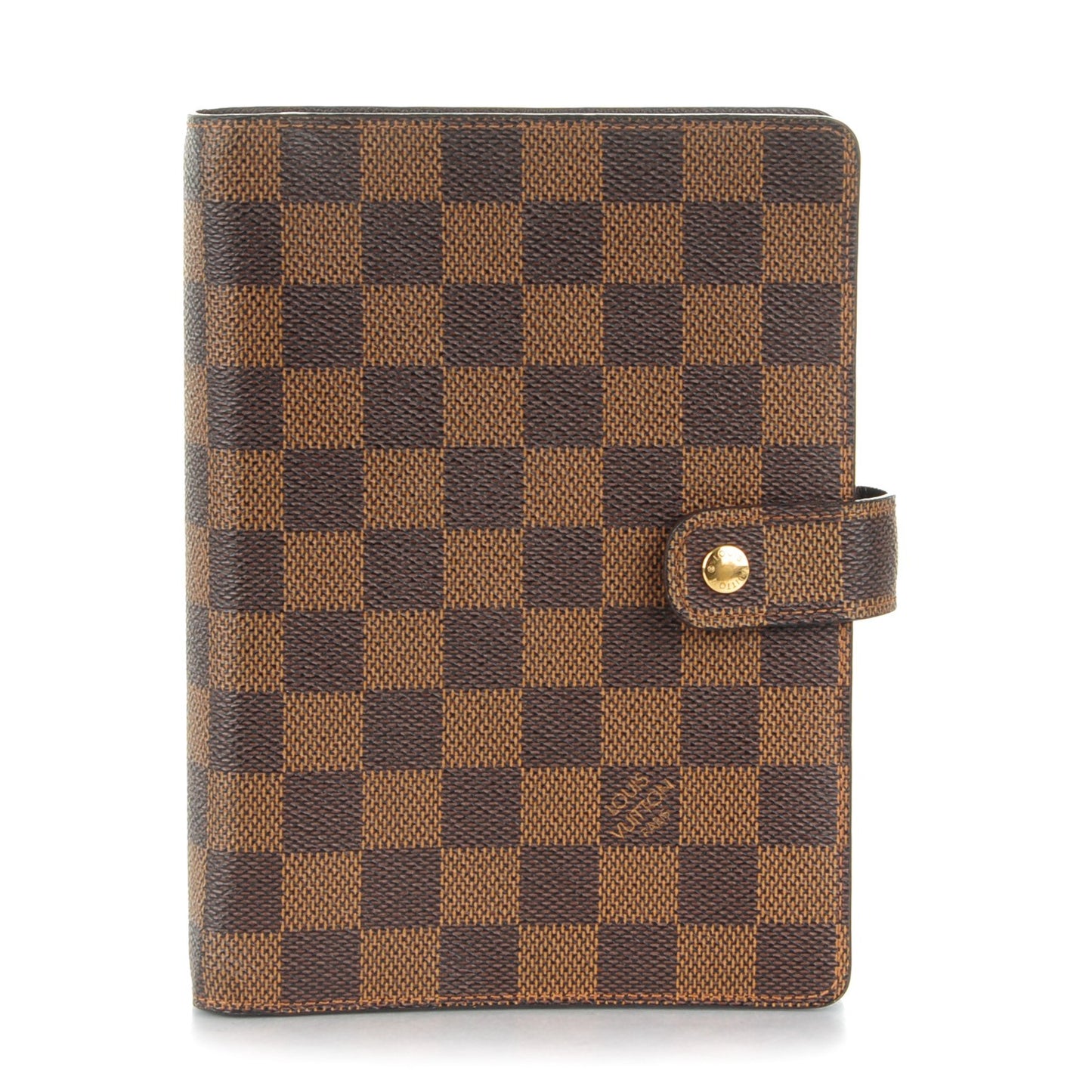 Damier Ebene Medium Ring Agenda Cover
