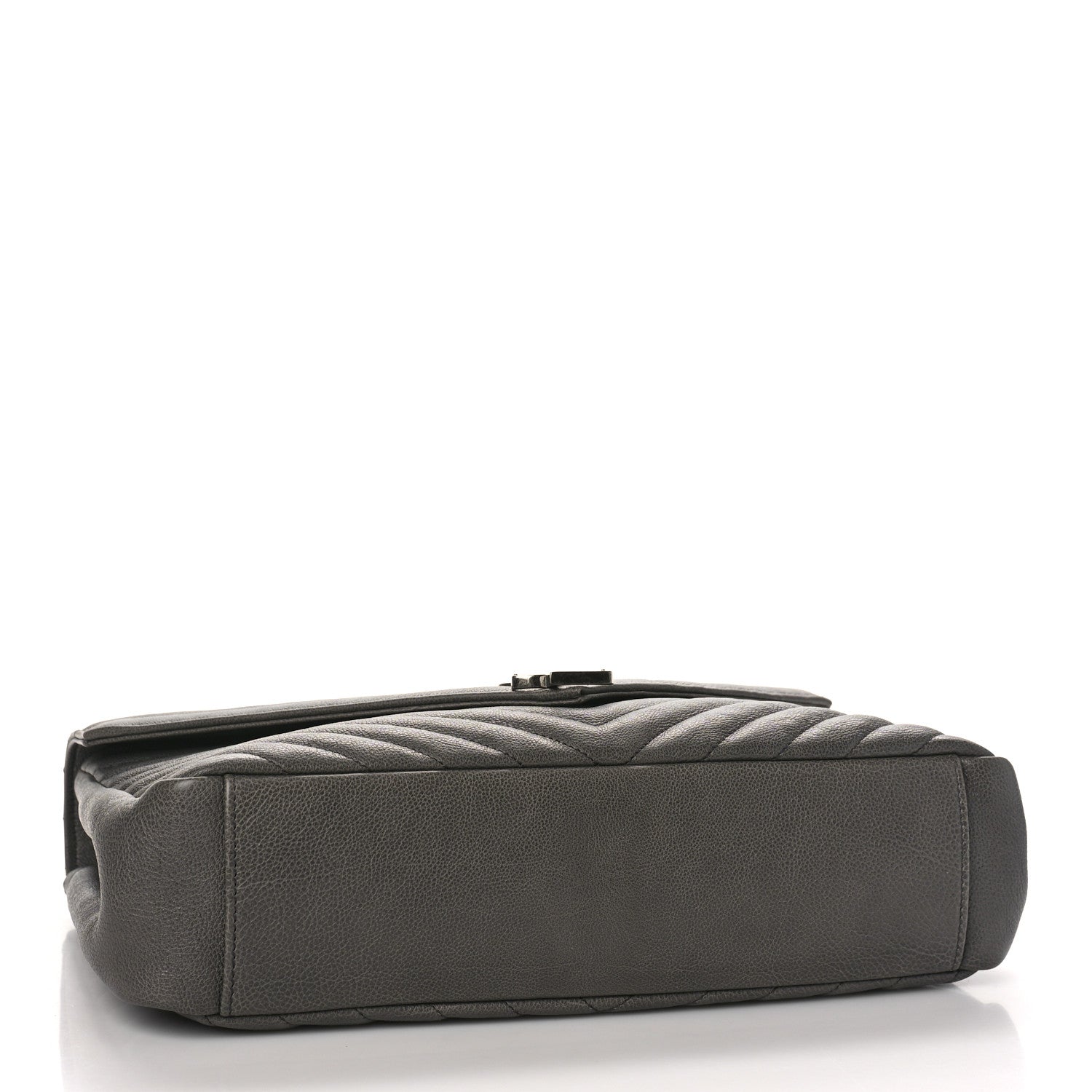 Saint Laurent Sheepskin Matelasse Large Monogram College Satchel Dark Anthracite 4 of 9