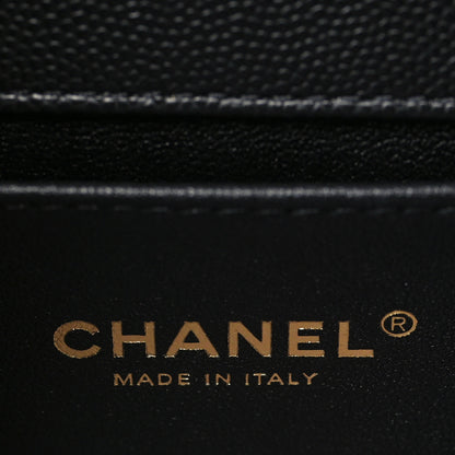 Chanel Caviar Quilted Medium Boy Flap Black 6 of 10