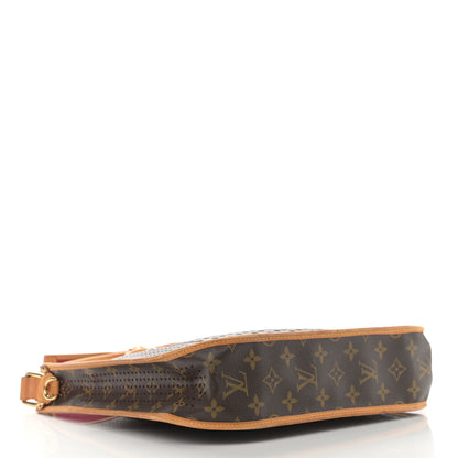 Louis Vuitton Monogram Perforated Musette Fuchsia 4 of 11