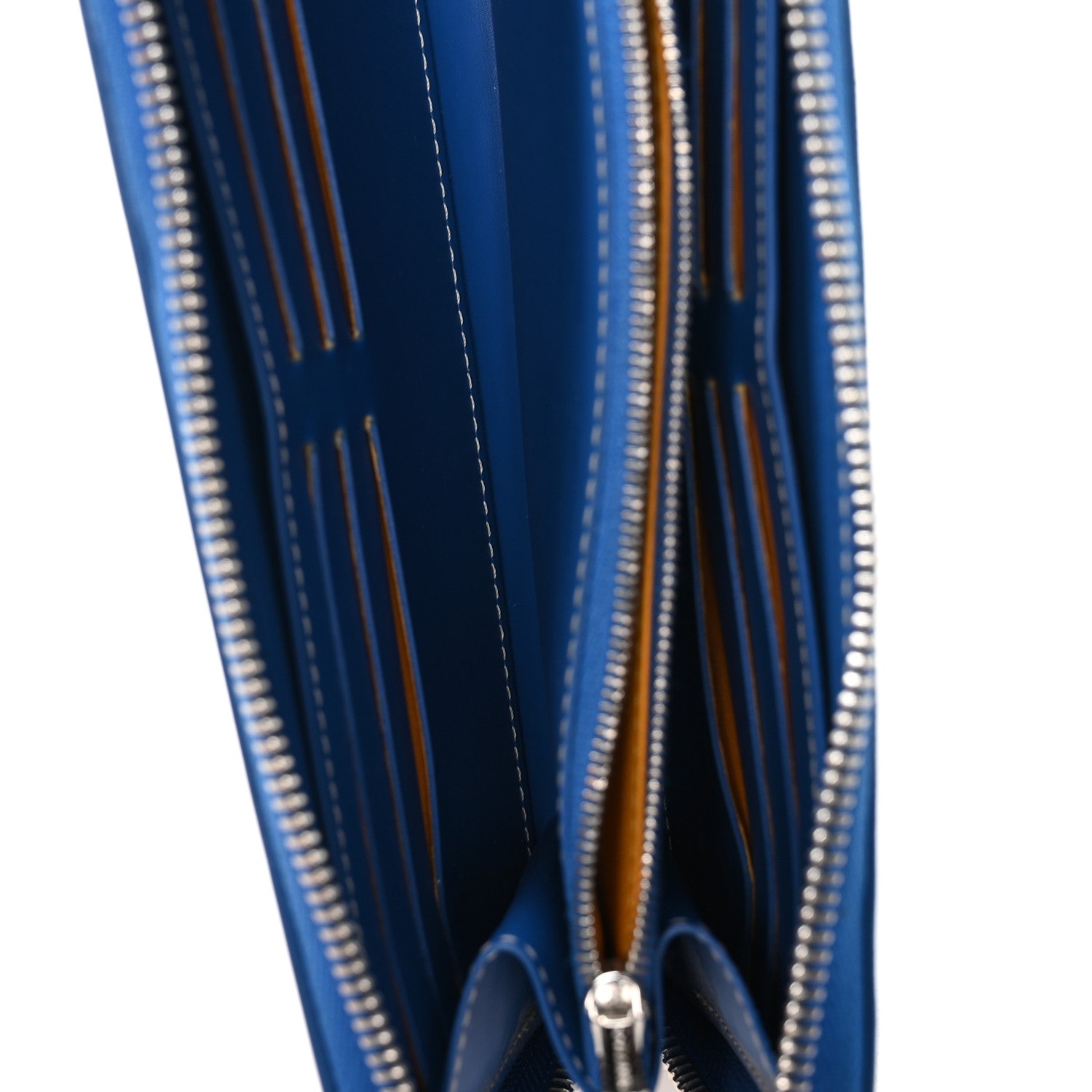 Goyard Goyardine Matignon Zip Around GM Wallet Sky Blue Sky Blue 10 of 16