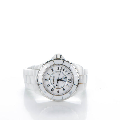 Chanel Stainless Steel Ceramic 38mm J12 Automatic Watch White 6 of 8