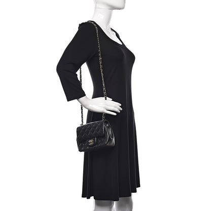Chanel Lambskin Quilted Mini Square Flap Black 2 of 11