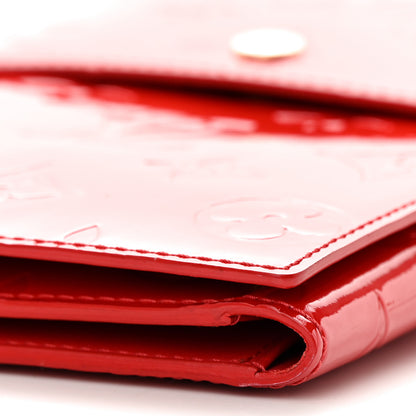 Louis Vuitton Vernis Walker Wallet Red 9 of 15