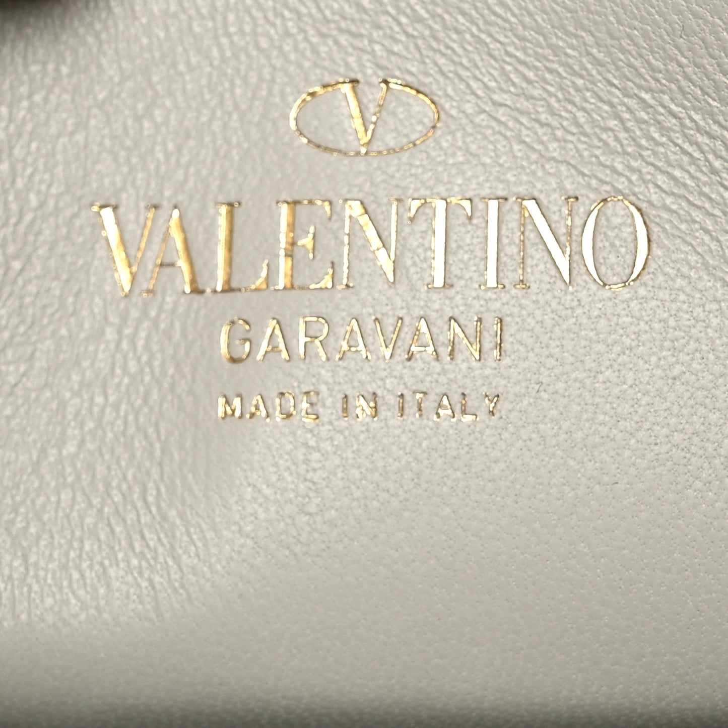 Nappa Stud Sign Shoulder Bag Ivory