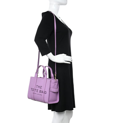 Marc Jacobs Grained Calfskin Small The Tote Bag Regal Orchid 2 of 10