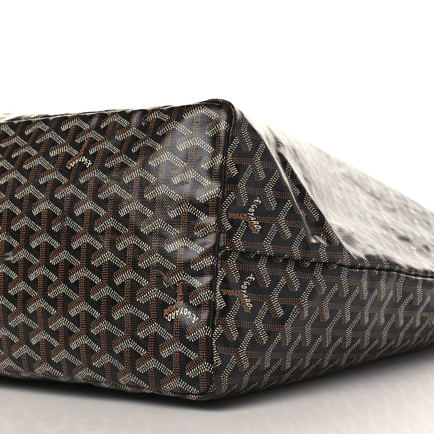 Goyard Goyardine Saint Louis GM Black Gold 9 of 10