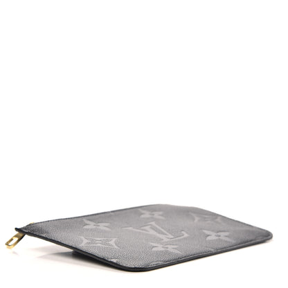 Louis Vuitton Empreinte Monogram Giant Neverfull MM Pochette Black 4 of 6