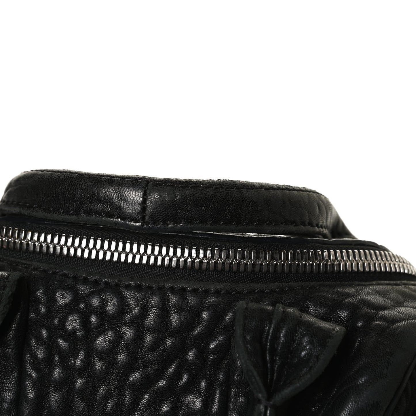 Pebbled Lambskin Mini Rockie Black Rhodium Hardware